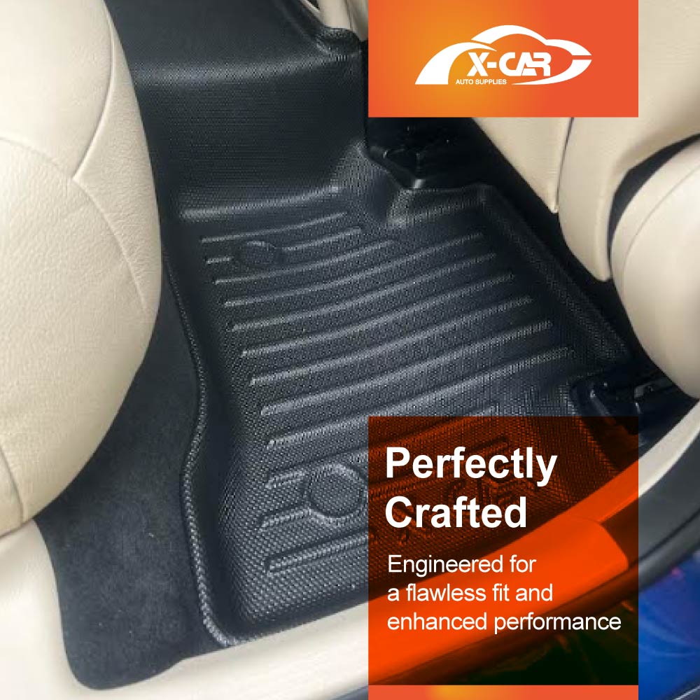3D Floor Mats Boot Liner Set for Mercedes-Benz GLC Class 2015-2022 All Weather Heavy Duty Cargo Car Trunk Luggage Tray