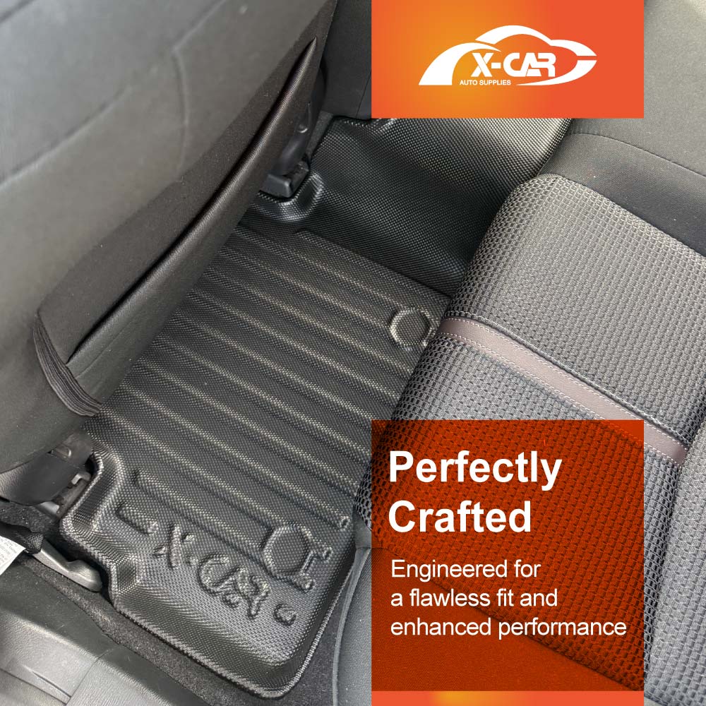 3D Floor Mats Boot Liner Set for Mazda 3 Sedan BN BM 2014-2019 All Weather Heavy Duty Cargo Car Trunk Luggage Tray