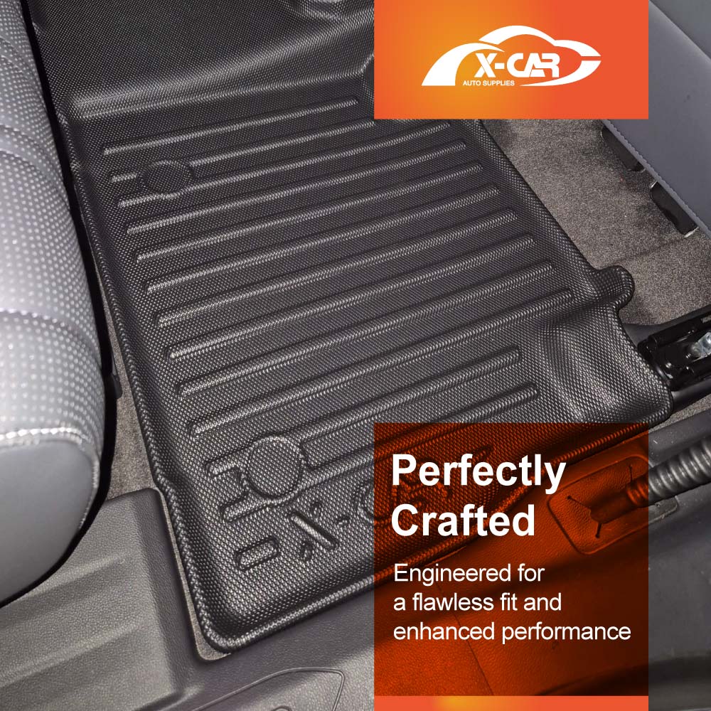 3D Floor Mats Boot Liner for LDV D90 2017-2024 All Weather Heavy Duty Cargo Car Trunk Luggage Tray