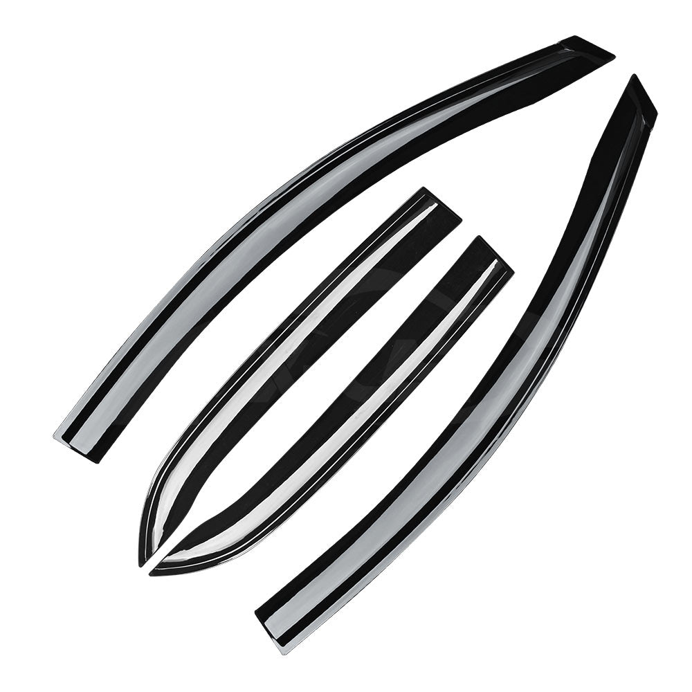 Premium Weathershields for Kia Picanto 2017-2025 Car Weather Shields Wind Deflectors Window Sun Visor 4-Piece Set
