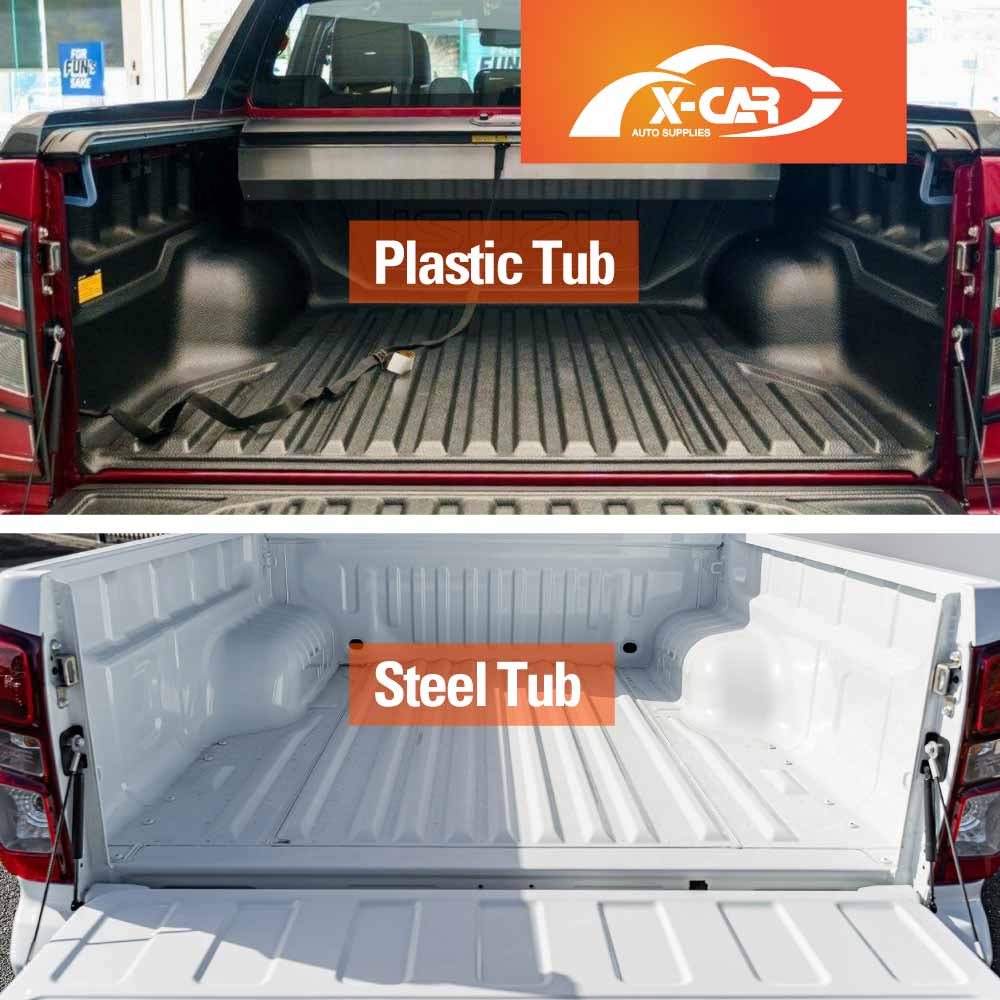 3D Floor Mats Tub Liner for ISUZU D-MAX DMAX Dual Cab 2020-Onwards All Weather Heavy Duty Cargo Car Trunk Luggage Tray