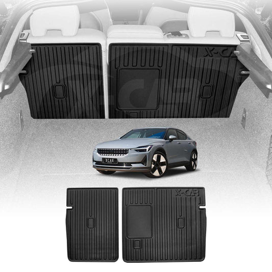 Back Seat Protector for Polestar 2 2021-Onwards All Weather Heavy Duty Car Seat Kick Mats Cover