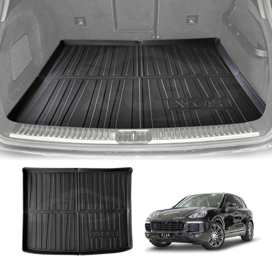 Boot Liner for Porsche Cayenne 2010-2017 SUV All Weather Heavy Duty Cargo Trunk Mat Luggage Tray