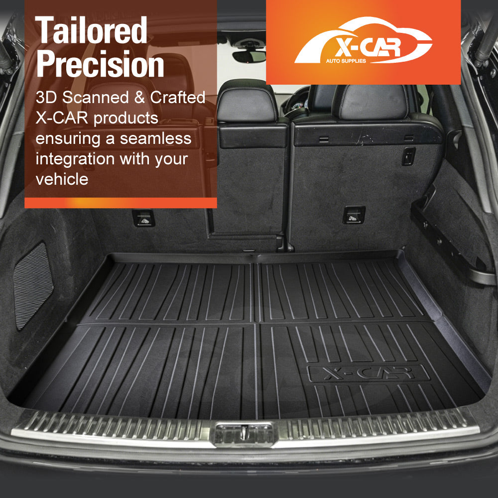 Boot Liner for Porsche Cayenne 2010-2017 SUV All Weather Heavy Duty Cargo Trunk Mat Luggage Tray