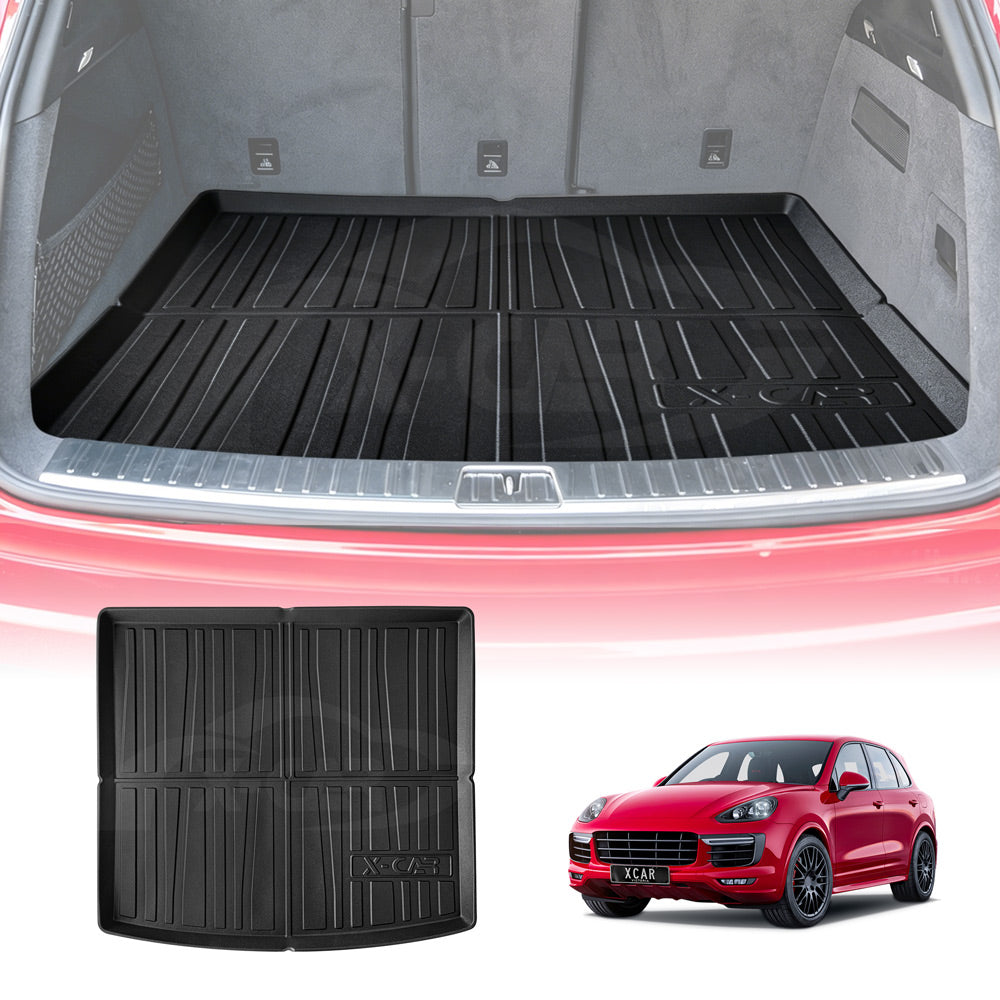 Boot Liner for Porsche Cayenne 2018-Onwards SUV All Weather Heavy Duty Cargo Trunk Mat Luggage Tray