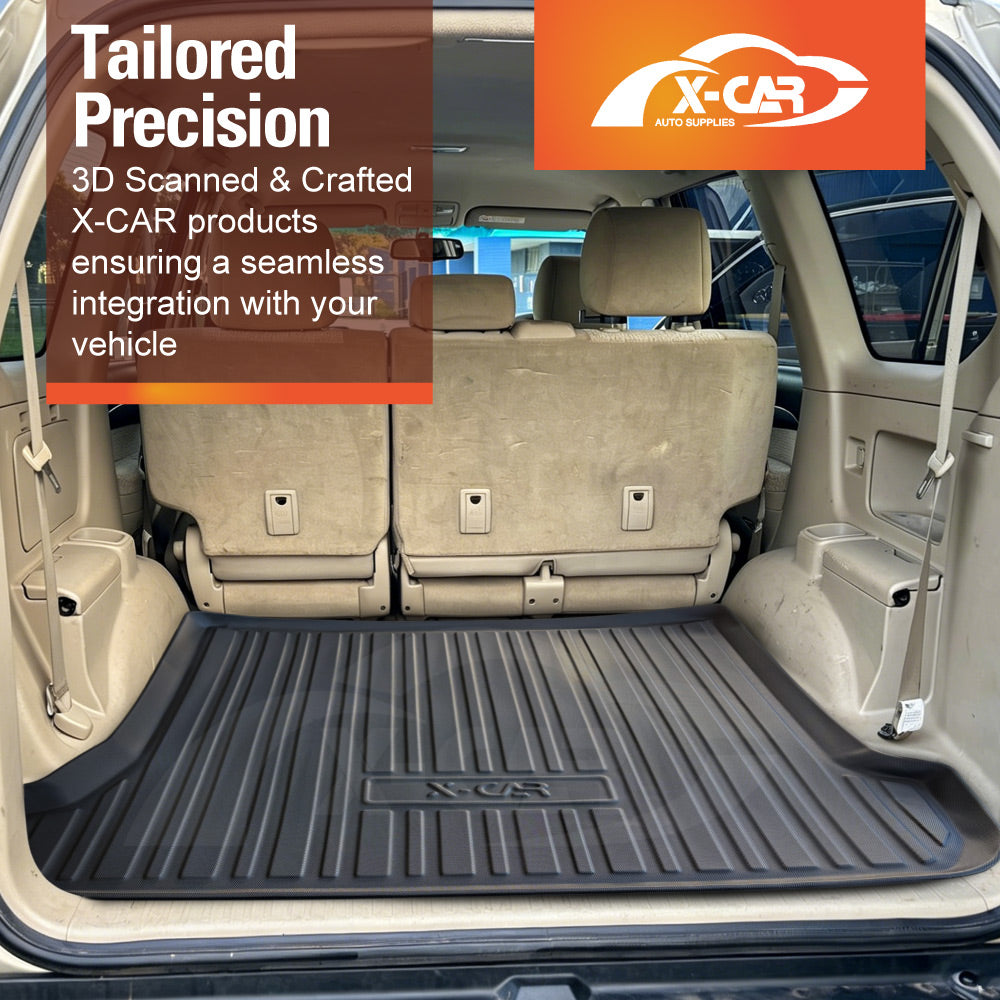 Boot Liner for Toyota Landcruiser Prado 120 Series 2003-2009 Heavy Duty All Weather Cargo Trunk Cover Mat Luggage Tray