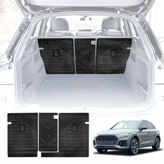 Back Seat Protector for Audi Q5 SQ5 2017-Onwards All Weather Heavy Duty Car Seat Kick Mats Cover