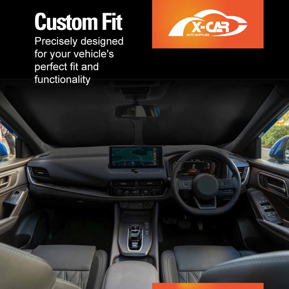 WindScreen Sun Shade for Nissan QASHQAI J12 Series 2022-Onwards Blocks UV Rays Foldable Custom Wind Screen Sun Visor Protector