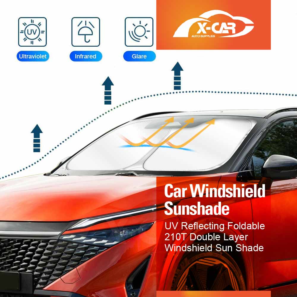 WindScreen Sun Shade for Nissan QASHQAI J12 Series 2022-Onwards Blocks UV Rays Foldable Custom Wind Screen Sun Visor Protector
