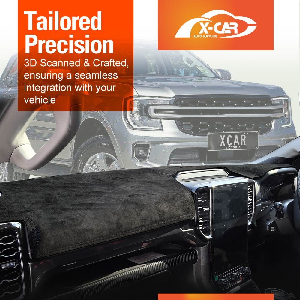 Dash Mat for Ford Everest Full Cover 2022-Onwards Non-Slip Microfiber Pad Interior Accessories