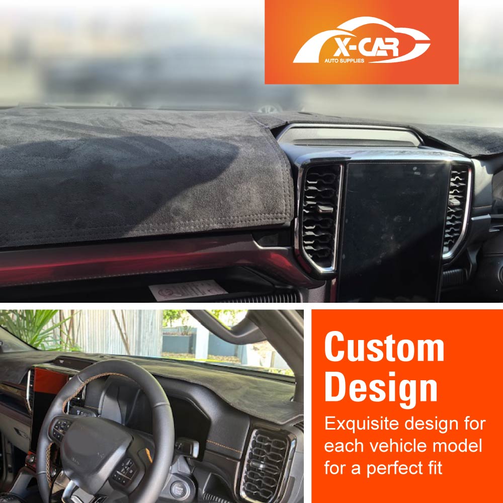 Dash Mat for Ford Everest Full Cover 2022-Onwards Non-Slip Microfiber Pad Interior Accessories