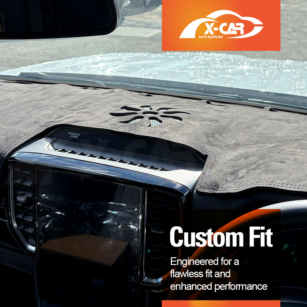 Dash Mat for Ford Next-Gen Ranger Full Cover 2022-Onwards Non-Slip Microfiber Pad Interior Accessories