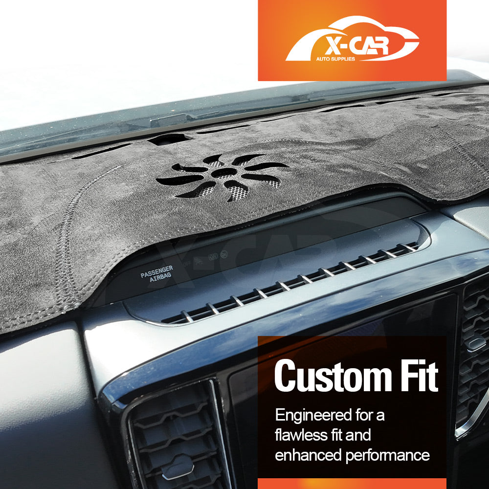 Dash Mat for Ford Next-Gen Ranger 2022-Onwards Non-Slip Microfiber Pad Cover Interior Accessories