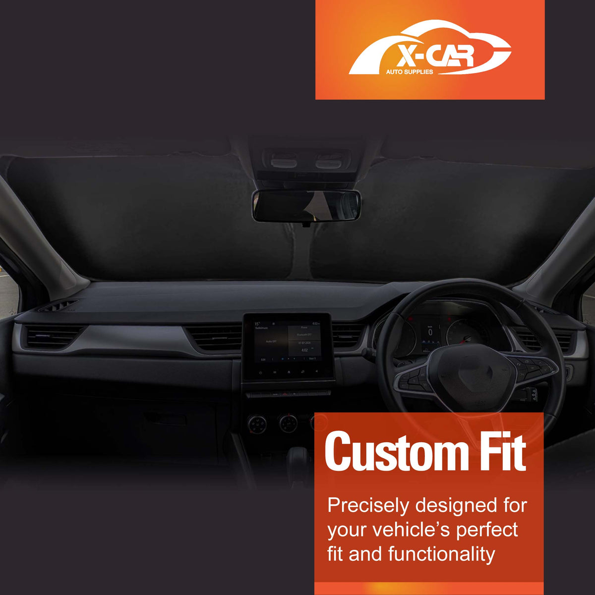 WindScreen Sun Shade for Renault Captur XJB Series 2021-2024 Blocks UV Rays Foldable Custom Wind Screen Sun Visor Protector