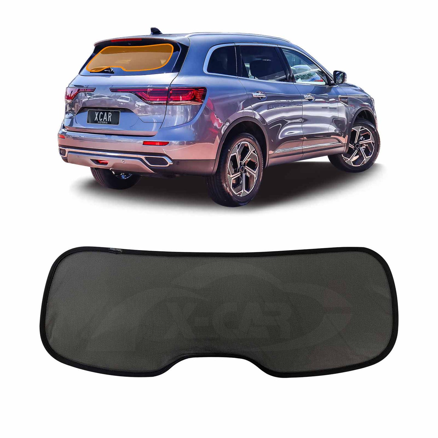 Rear Windscreen Sun Shade for Renault Koleos 2016-Onwards Car UV Protection Wind screen Shade SunBlind Mesh