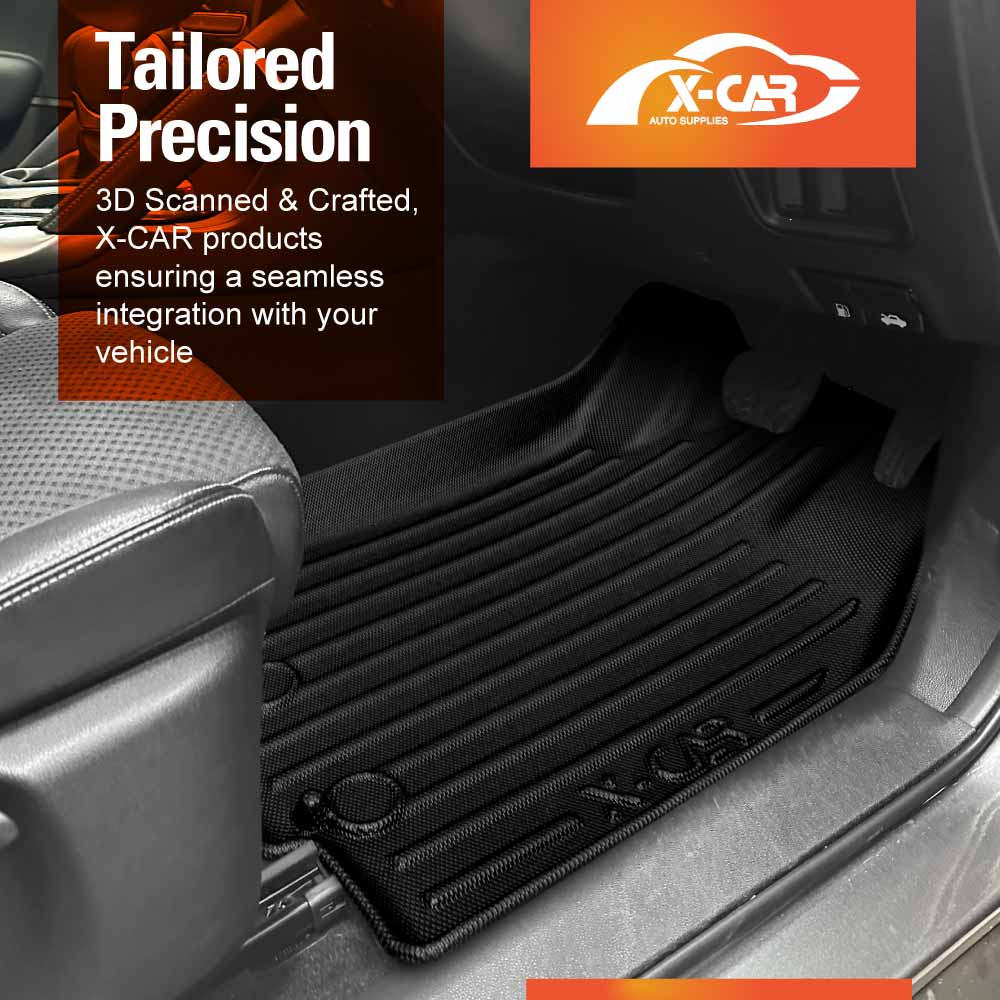 3D Floor Mats Boot Liner Set for Renault Koleos 2016-Onwards All Weather Heavy Duty Cargo Car Trunk Luggage Tray