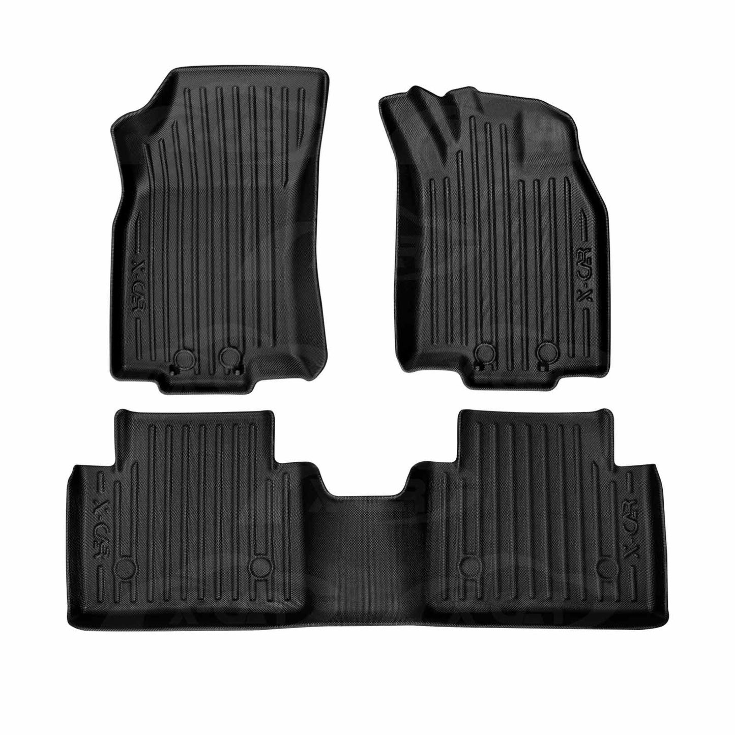 3D Floor Mats for Renault Koleos 2016-Onwards Heavy Duty All Weather Car Carpet Liner Set Accessories