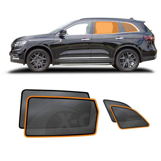 Port Rear Window Sun Shade for Renault Koleos 2016-Onwards Car Sun Blind Mesh