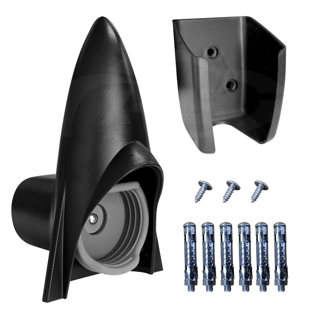 Rocket Style Charger Holder for Tesla Model Y L 6-Seat 2026-Onwards Charging Cable Organizer Wall Mount Adapter Connector with Chassis Bracket