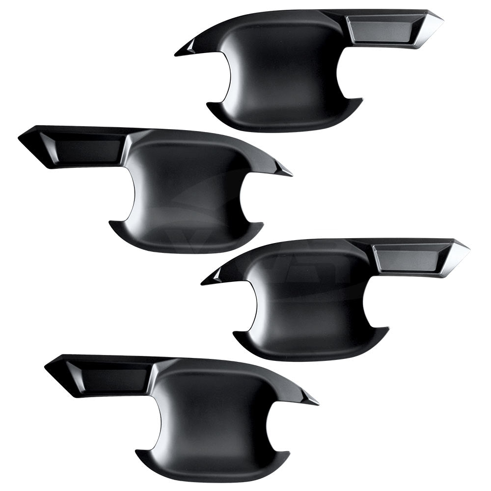 Door Handles Bowl Inserts Cover for Volkswagen Amarok NF Series 2023-Onwards Matt Black protector Accessories