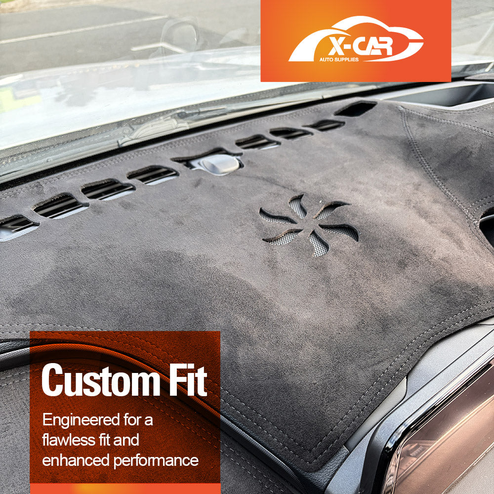 Dash Mat for Hyundai SantaFe Santa Fe 2018-2023 With HUD Non-Slip Microfiber Pad Cover Interior Accessories
