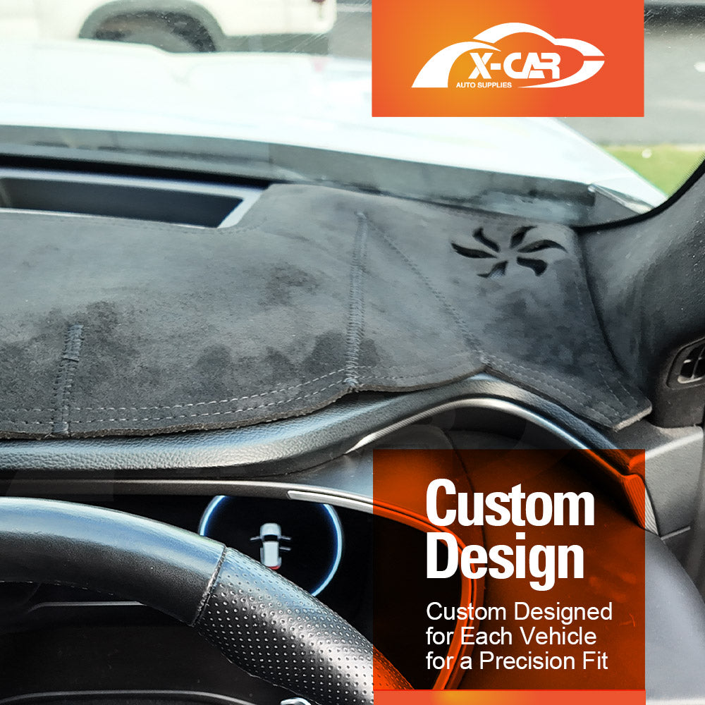 Dash Mat for Hyundai SantaFe Santa Fe 2018-2023 With HUD Non-Slip Microfiber Pad Cover Interior Accessories