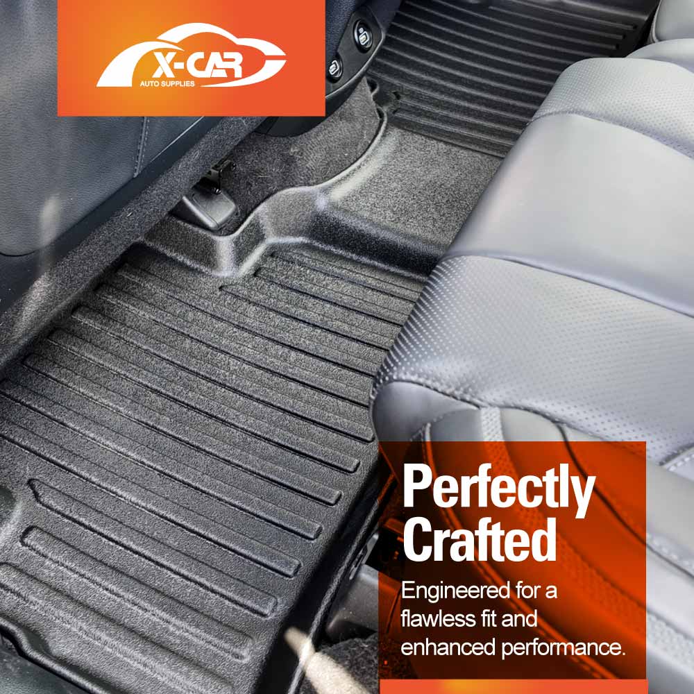 3D All-Weather Car Boot Liner Floor Mats for Hyundai SantaFe Santa Fe 2018-2023 Heavy Duty Trunk Cargo Mat Carpet Liners Accessories