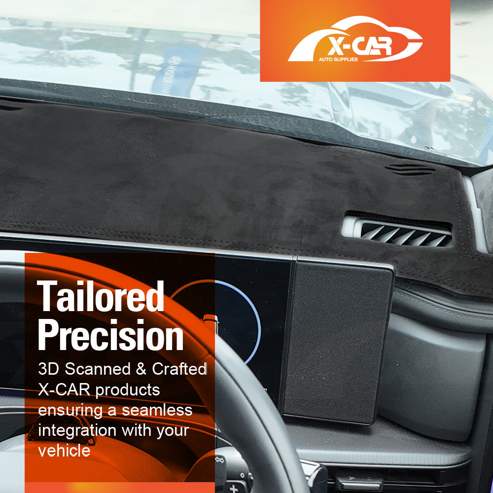 Dash Mat for Hyundai SantaFe Santa Fe 6/7 Seater 2024-Onwards Without HUD Non-Slip Microfiber Pad Cover Interior Accessories