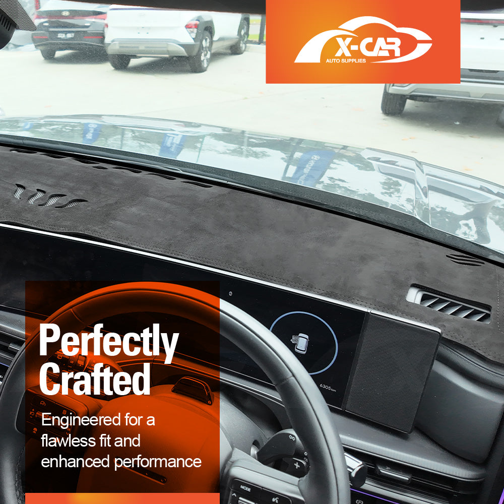 Dash Mat for Hyundai SantaFe Santa Fe 6/7 Seater 2024-Onwards Without HUD Non-Slip Microfiber Pad Cover Interior Accessories