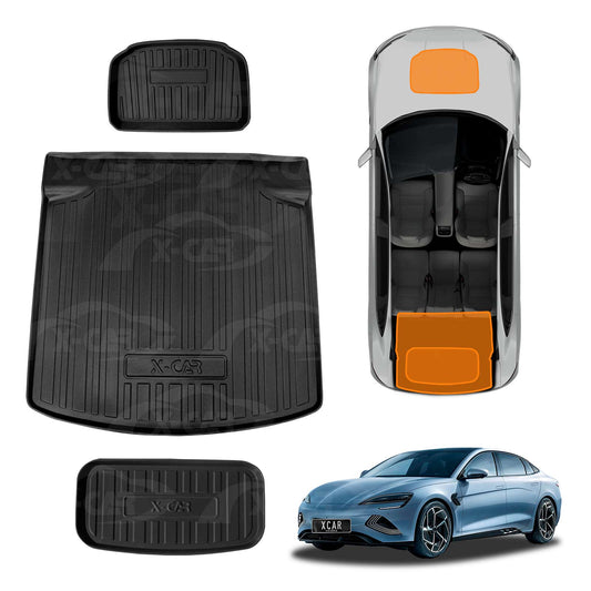 Toolbox Front Trunk Rear Cargo Mat for BYD Seal 2023-2025 Heavy Duty Cargo Luggage Tray Accessories
