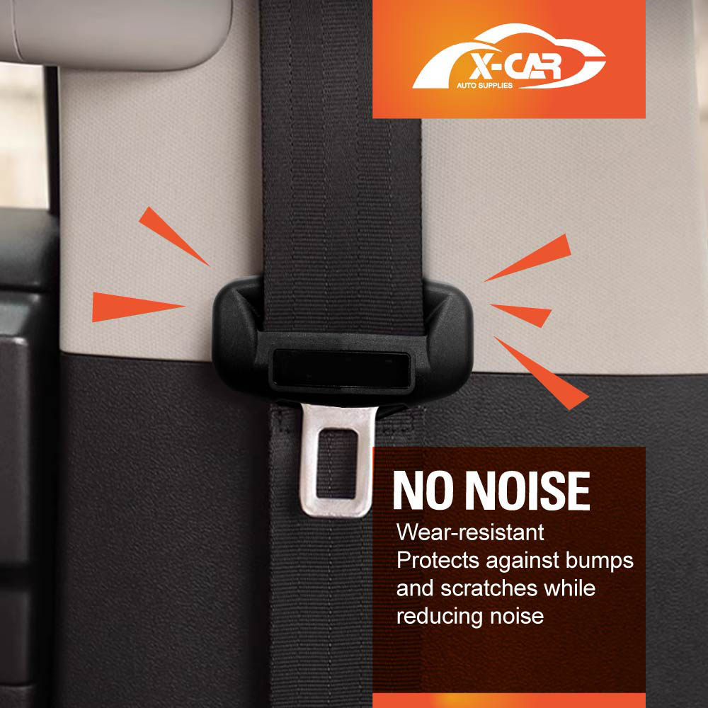 Seatbelt Buckle Silicone Protective Covers for Car Seat Belt Protector Universal Anti-Scratch Interior Accessories Small Size Set of 2