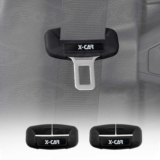Seatbelt Buckle Silicone Protective Covers for Car Seat Belt Protector Universal Anti-Scratch Interior Accessories Small Size Set of 2