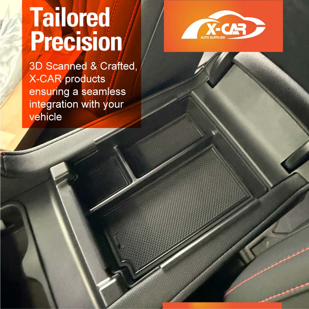 Center Console Organizer Set for BYD Shark 6 2024-Onwards Armrest Storage Box Tray Charging Mat Cup Holder Interior Accessories