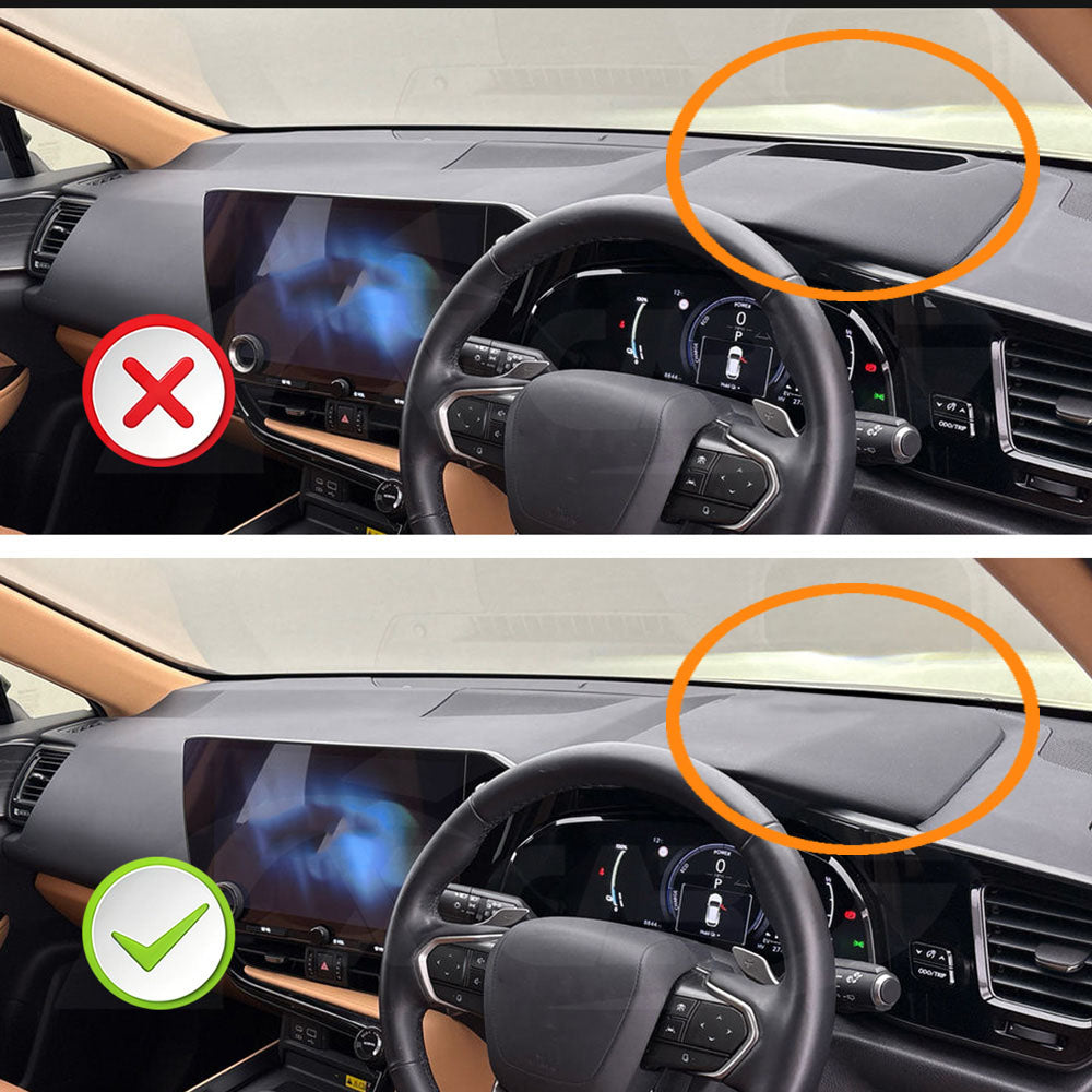 Dash Mat for Lexus NX Series NX250 NX350 NX350h NX450h 2022-Onwards Without HUD Non-Slip Microfiber Pad Cover Interior Accessories