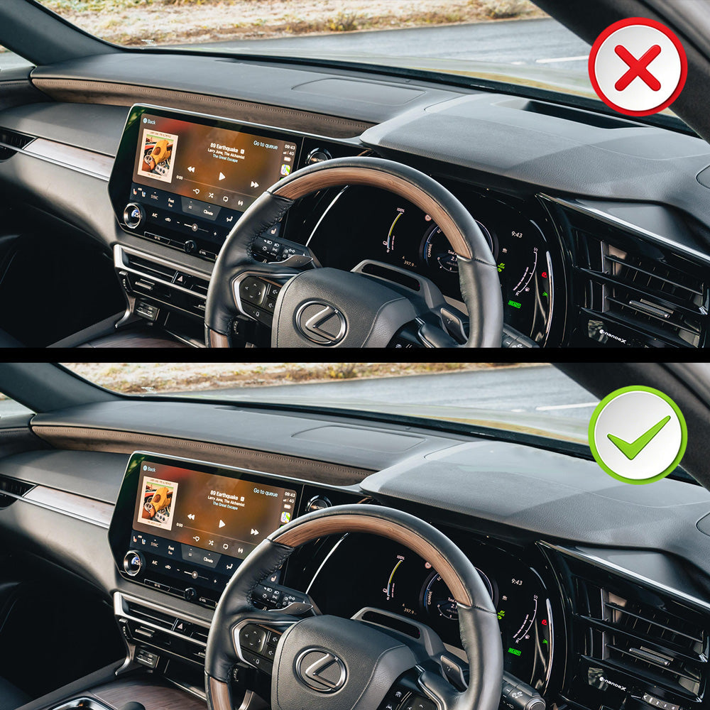 Dash Mat for Lexus RX RX350 RX500 2022-Onwards without HUD Non-Slip Microfiber Pad Cover Interior Accessories