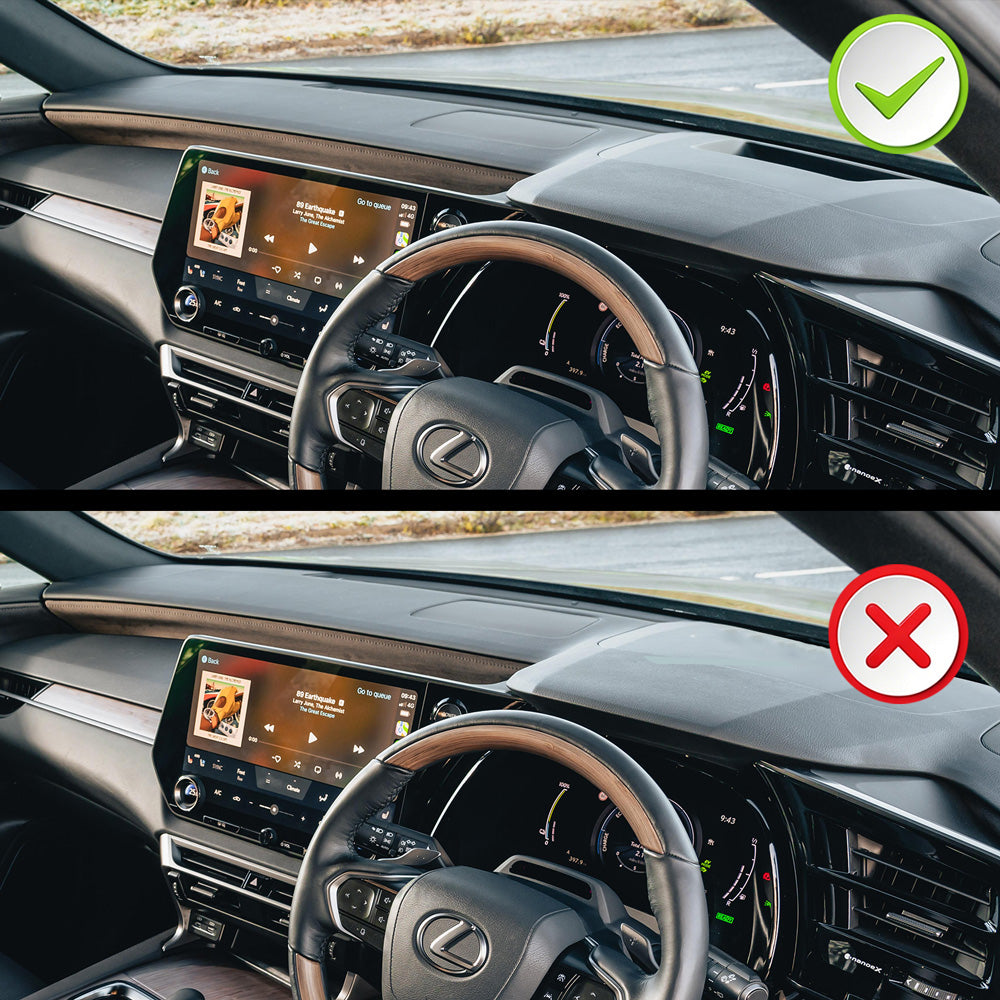 Dash Mat for Lexus RX RX350 RX500 2022-Onwards with HUD Non-Slip Microfiber Pad Cover Interior Accessories