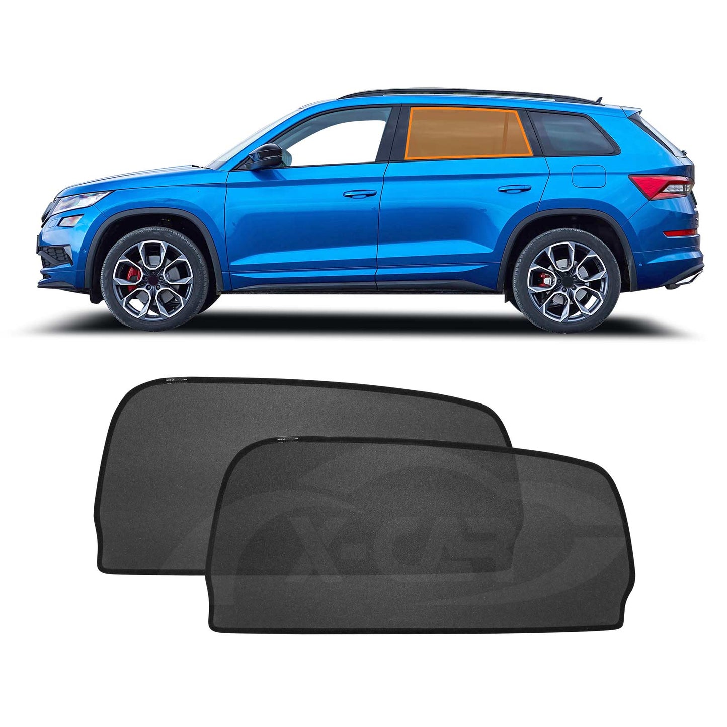 Rear Window Sun Shade for SKODA Kodiaq 2017-2025 Car Sun Blind Mesh
