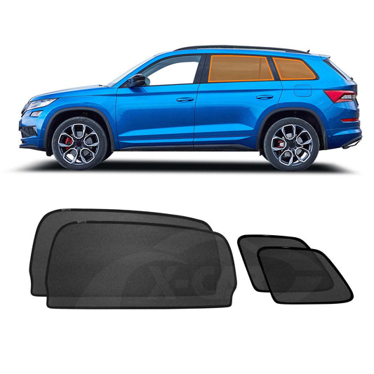Rear Port Window Sun Shade for SKODA Kodiaq 2017-2025 Car Sun Blind Mesh