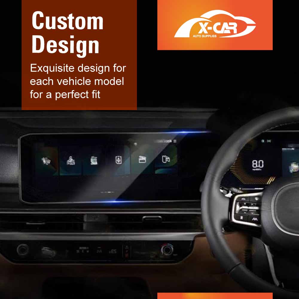 Screen Protector for Kia Sorento MQ4 Series 2023-Onwards 12.3-inch Touchscreen Anti-Scratch Film Cover Dashboard Display Protection Accessories