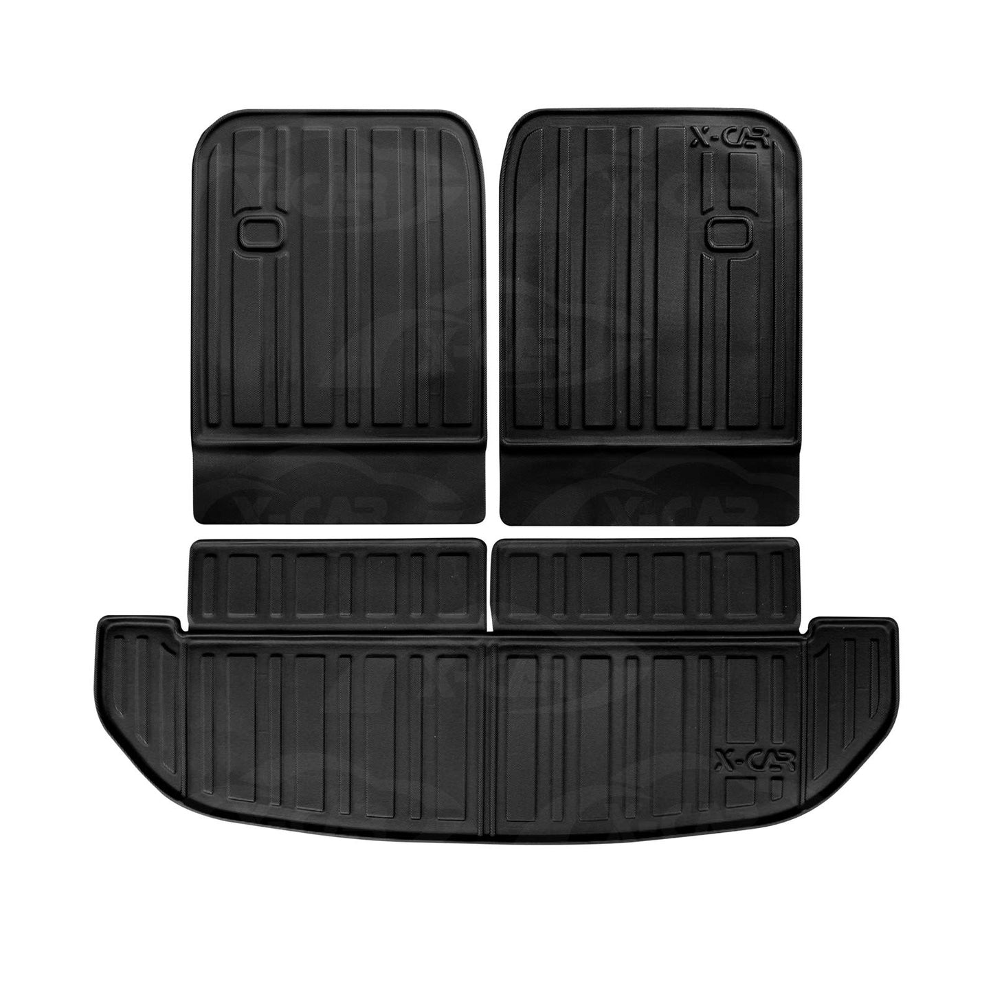 3 Pcs Boot Liners for Kia Sorento UM Series 2015-2020 All Weather Heavy Duty Cargo Trunk Mat Luggage Tray Car Accessories