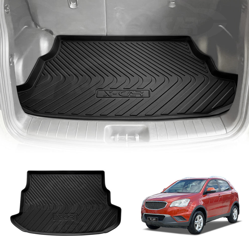Boot Liner for KGM SsangYong Korando C200 Series 2011-2019 All Weather Heavy Duty Cargo Trunk Mat Luggage Tray Car Accessories