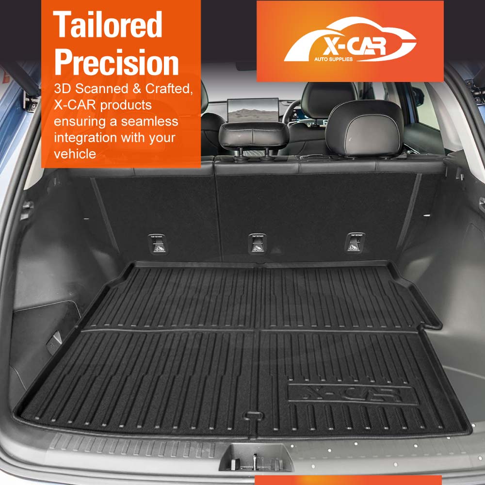 3D Floor Mats Boot Liner Set for Geely Starray EM-i 2025-Onwards Without Subwoofer All Weather Heavy Duty Cargo Car Trunk Luggage Tray