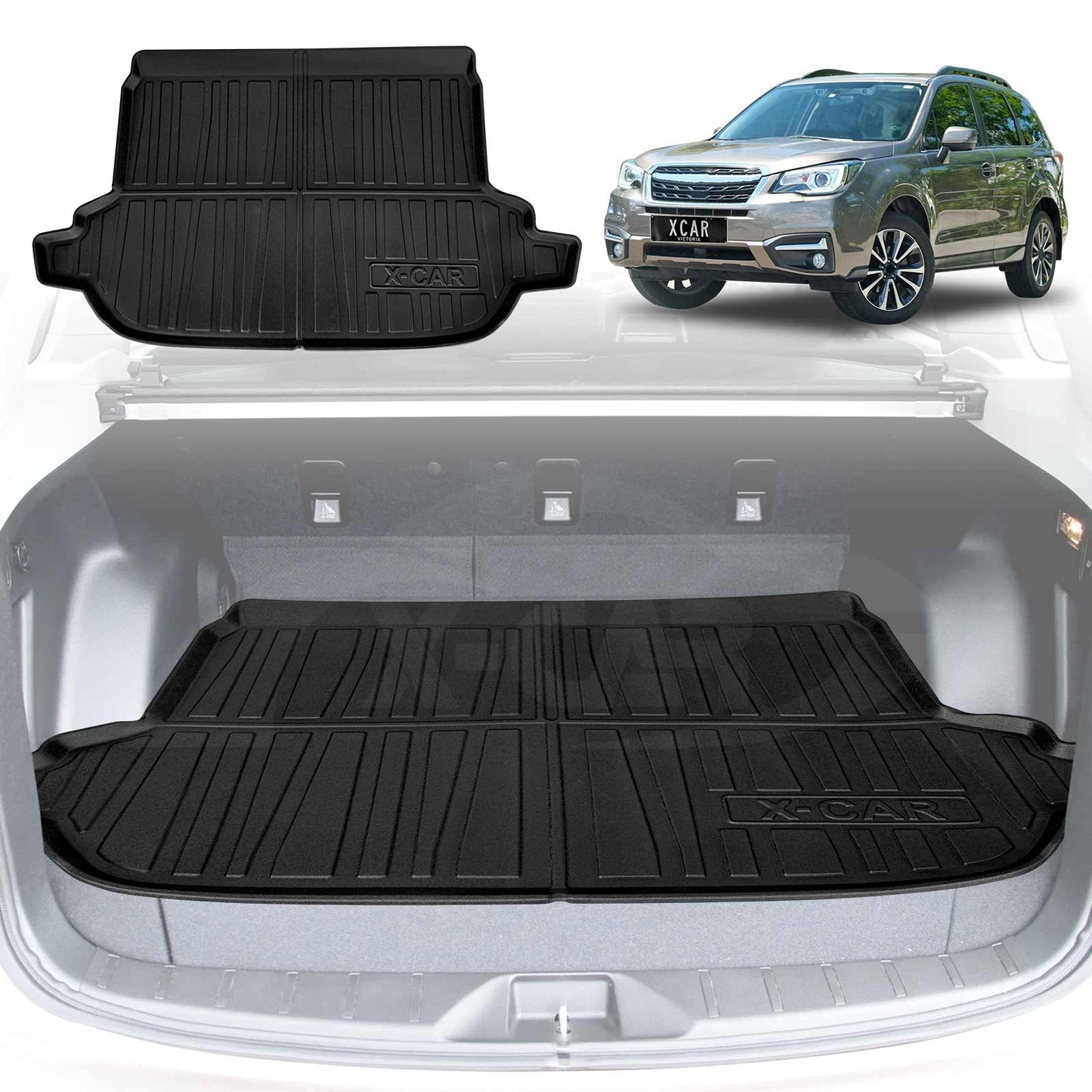 Boot Liner for Subaru Forester 2012-2018 All Weather Heavy Duty Cargo Trunk Mat Luggage Tray
