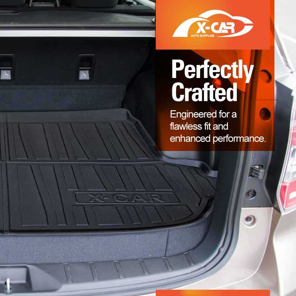3D Floor Mats Boot Liner Set for Subaru Forester 2012-2018 All Weather Heavy Duty Cargo Car Trunk Luggage Tray