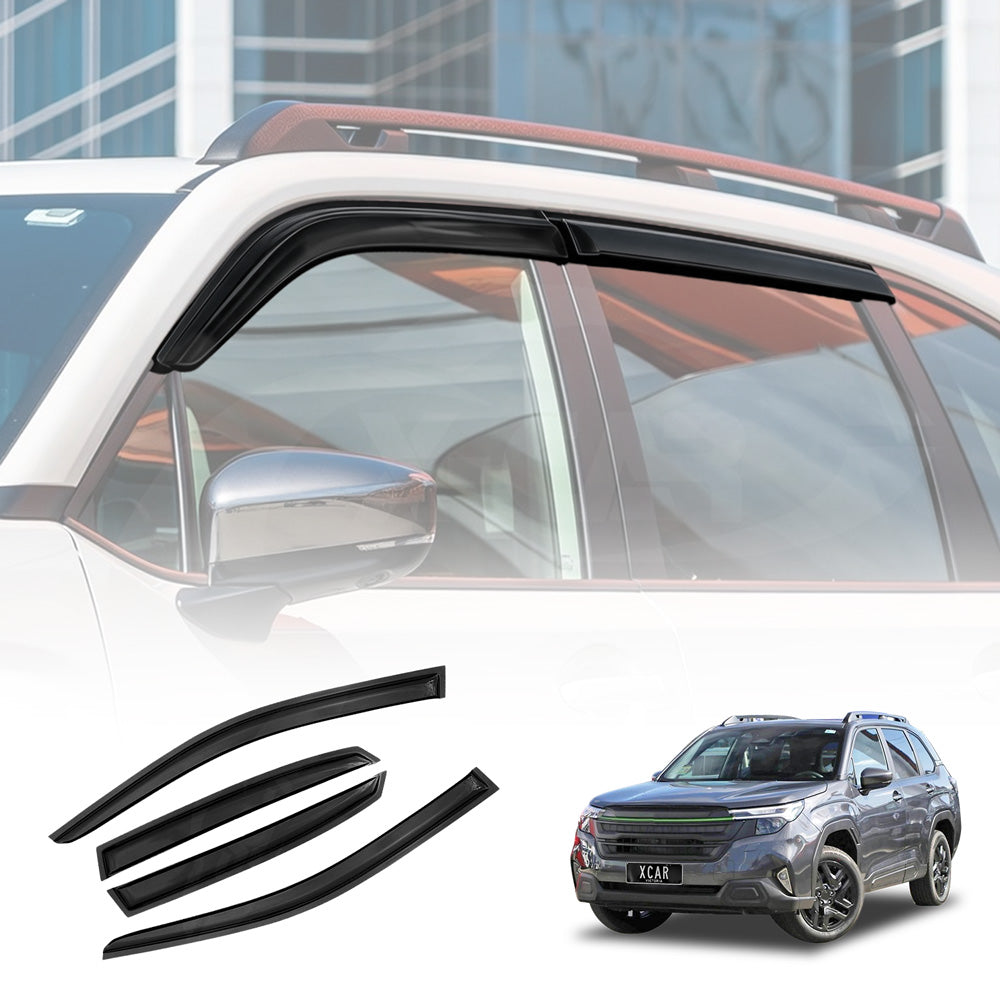 Weathershields for Subaru Forester 6th Gen 2025-Onwards Car Weather Shields Wind Deflectors Window Sun Visor 4 Pcs