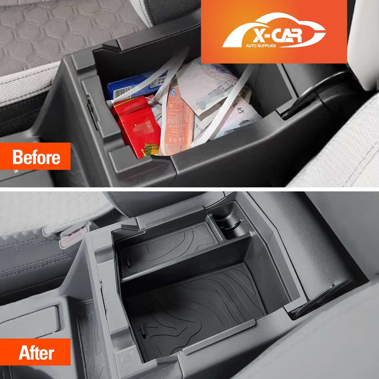Armrest Storage Tray for Subaru Forester 6th Gen 2025-Onwards Centre Console Organizer Box Interior Car Accessories