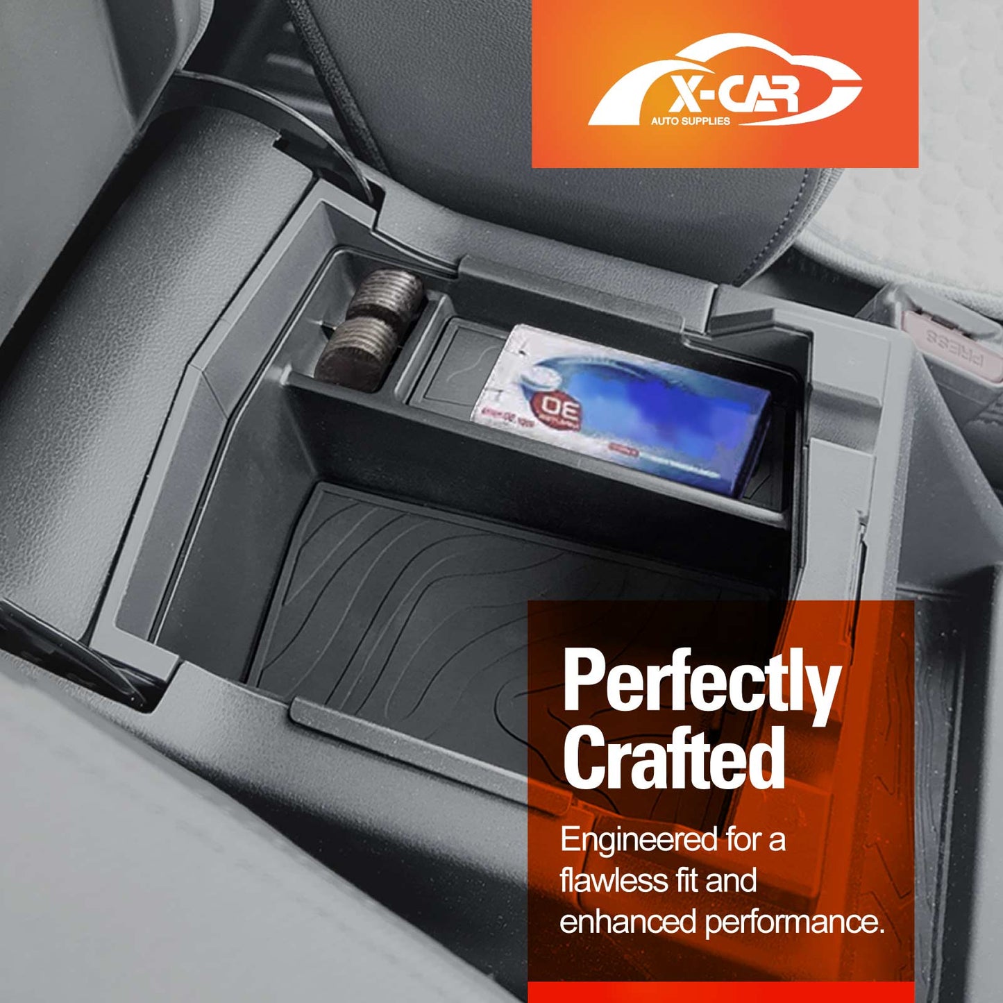 Armrest Storage Tray for Subaru Forester 6th Gen 2025-Onwards Centre Console Organizer Box Interior Car Accessories