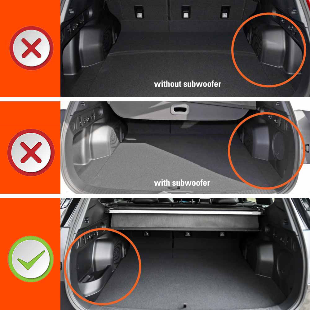 Boot Liner Back Seat Protector for Subaru Forester Hybrid 6th Gen 2025-Onwards All Weather Heavy Duty Cargo Car Trunk Kick Mats