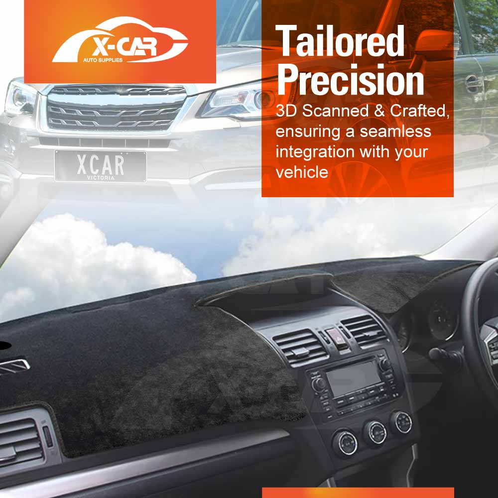 Dash Mat for Subaru Forester 2012-2018 Non-Slip Microfiber Pad Interior Accessories