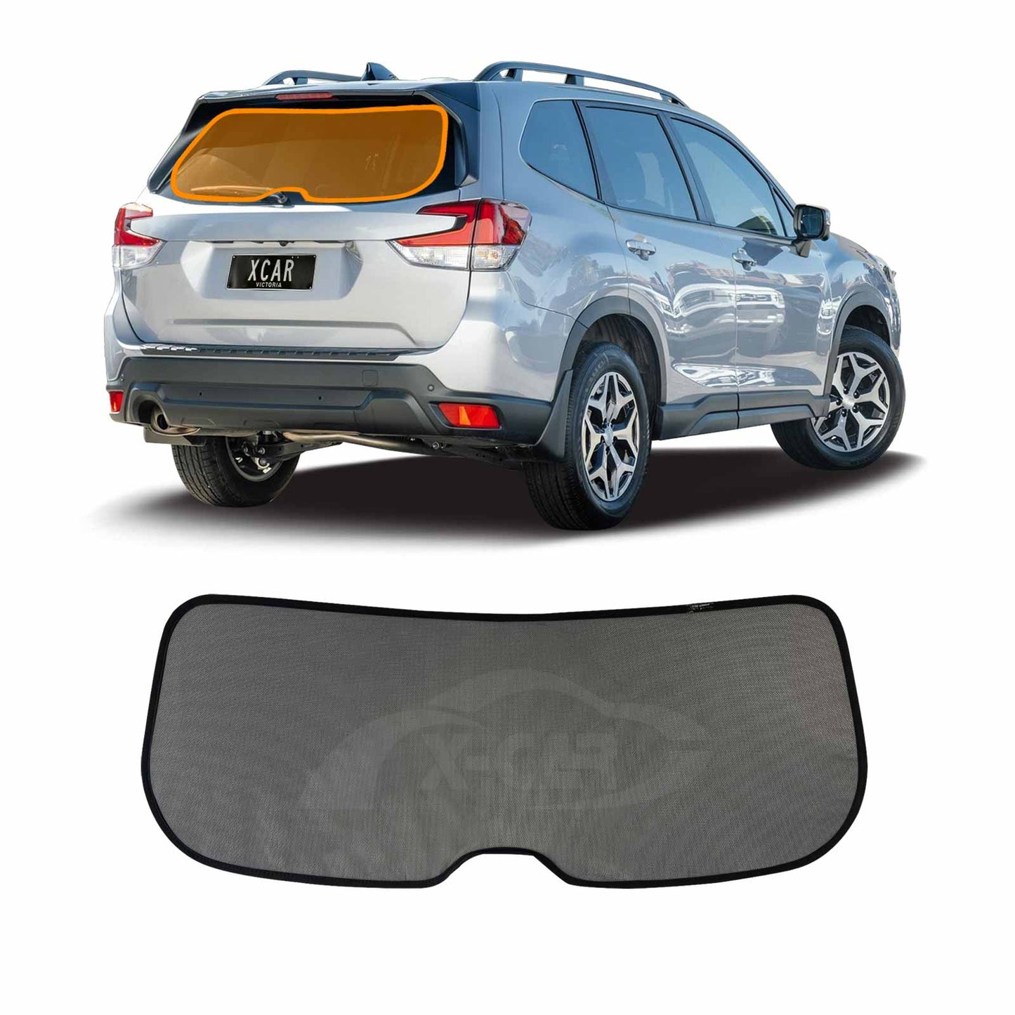 Rear Windscreen Sun Shade for Subaru Forester 2018-2024 Car Custom Wind Screen Blind Mesh